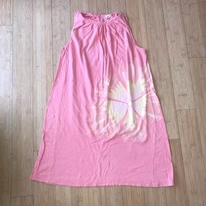 Wednesday Pink Cotton Sundress